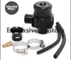 25Mm Universal Dual Port Blow Off Valve (Black) Diverter Valve Dump Valve