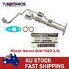 Nissan Navara D40 YD25 2.5L Genuine Turbo Oil Feed&Return Pipe+Gaskets