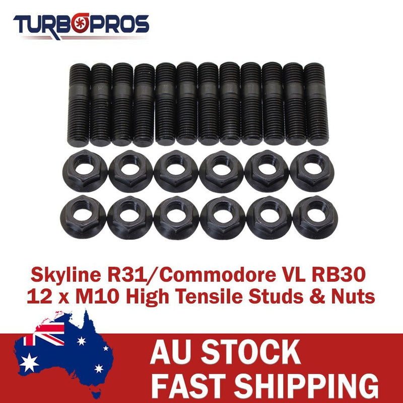Holden Commodore VL RB30 High Tensile Exhaust Manifold Stud Kit