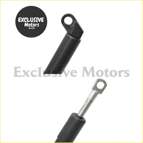 Black rubber-coated rear tailgate gas strut with metallic piston rod for ford ranger 2022-2023