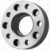 Silver metallic wheel hub adapter with six bolt holes and central mounting hole for ford falcon wheel spacer 35mm