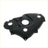 Black plastic ribbed 3.0L timing chain cover with mounting holes for Toyota Hilux DLX LAN15/25/35 5L-E engine