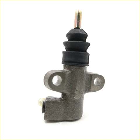 3/4 inch clutch cylinder for Nissan Datsun D21 Navara ute 1986-1997 gray metallic with black rubber boot and brass piston rod