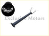 Black metal 3 inch diff dump pipe with curved hook and open flange for ford ranger px3 2018 plus