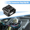 Black plastic 3 pin throttle position sensor connector adapter kit with white insert and red accents for toyota 4wd ute offroad