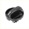 Black glossy plastic ac climate control knob with smooth curve and mounting bracket for toyota tundra 2000-2006