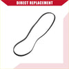 Black rubber serpentine belt designed for direct replacement for toyota t100 1995-1998 cars