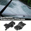 Black plastic windshield wiper adjustment arms with metallic screw for 3 x front windshield washer nozzles toyota 4runner