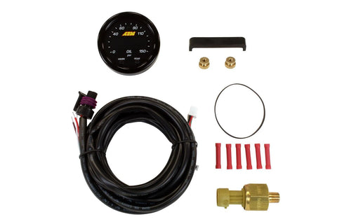 AEM 30-0307 X-Series Oil Pressure Gauge 0~150psi /