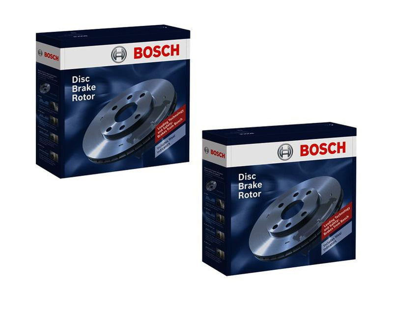 Bosch Brake Rotors Pair PBR2208