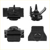 Black plastic mudguard liner retainer clips with spring mechanism and rounded ends for toyota rav4 and tacoma
