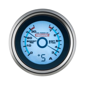 Redarc EGT &amp; Boost Pressure 52mm Gauge With Optional
