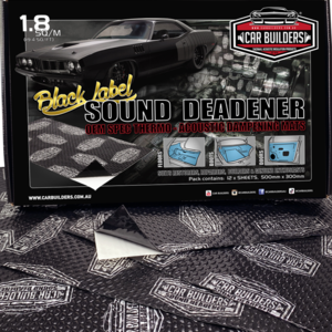 Car Builders Sound Deadener Black - Sdblk