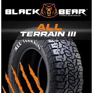 Black Bear Tyres LT295/70R18 129/126S 10PR A/T III RWL -