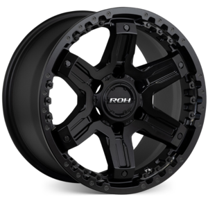 ROH 18X9 25 6/139.7 Rock Matt Black Tint Mill - ROK18925MB