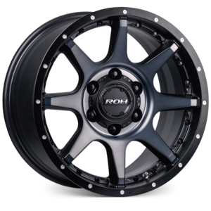 ROH 20X9 25 6/139.7 Trophy Black Graphite Tint -