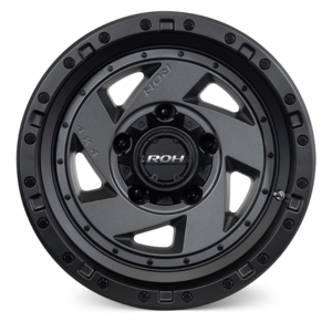 ROH 16X8 -22 6/139.7 Vulcan Matt Black Graphite -