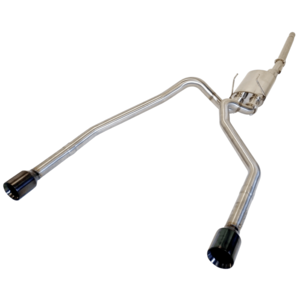 Torqit 3.5" Single to 3" Twin Cat Back Exhaust