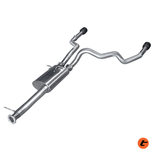 Torqit 3.5" Single to 3" Twin Exhaust To Suit