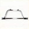 Chrome finished 304 stainless steel nudge bar for mazda bt50 2012-2020 with sleek curved motorcycle fork guard design