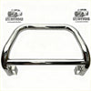 Chrome finished 304 stainless steel nudge bar for mazda bt50 2012-2020 with sleek curved design and mounting brackets