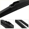 Black plastic 310mm rear windshield wiper blade with sleek molded design for Toyota cars