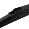 Black plastic 310mm rear windshield wiper blade for Toyota with molded design and integrated mounting slot back view