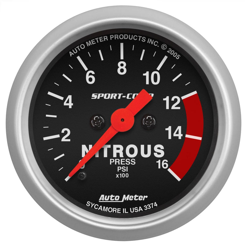AutoMeter Sport-Comp 2-1/16in Nitrous AU3374