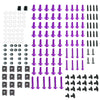 Yamaha YZF R6 R1 R25 R125 R3 T-MAX MT XJR Generic Purple Fairing Bolts Screws Kit