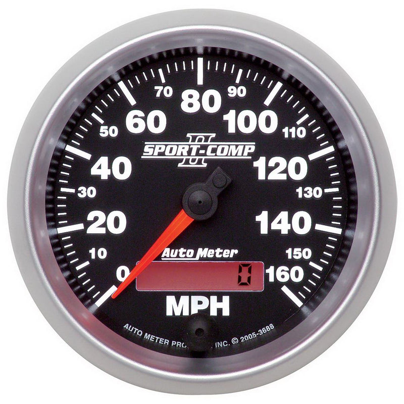 AutoMeter 3-3/8 Speedo 160 Mph Progra AU3688