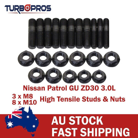 Nissan Patrol GU ZD30 3.0L High Tensile Exhaust Manifold & EGR Stud Kit