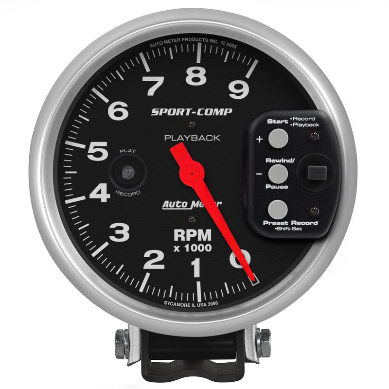 AutoMeter Sport-Comp 5in Tacho 9000RPM AU3966