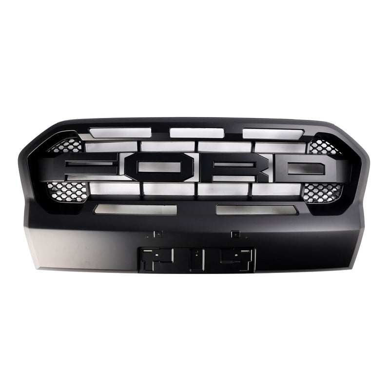 Ford Ranger Raptor Style Matt Black Front Bumper Grille (2019-2023)