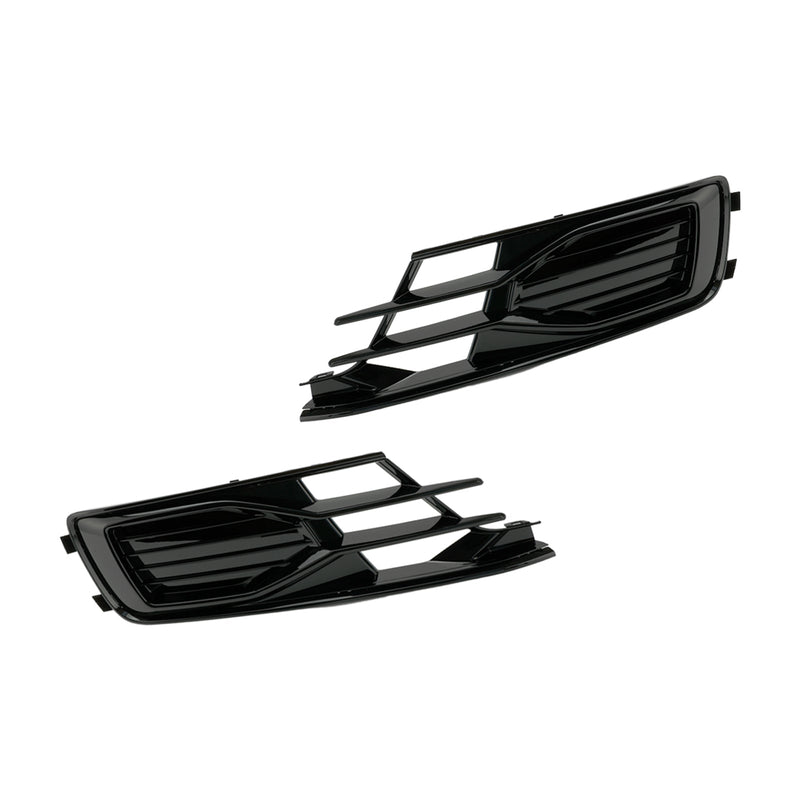 Audi A6 C7 Front Bumper 2PCS Foglight Cover Grille (2014-2018)