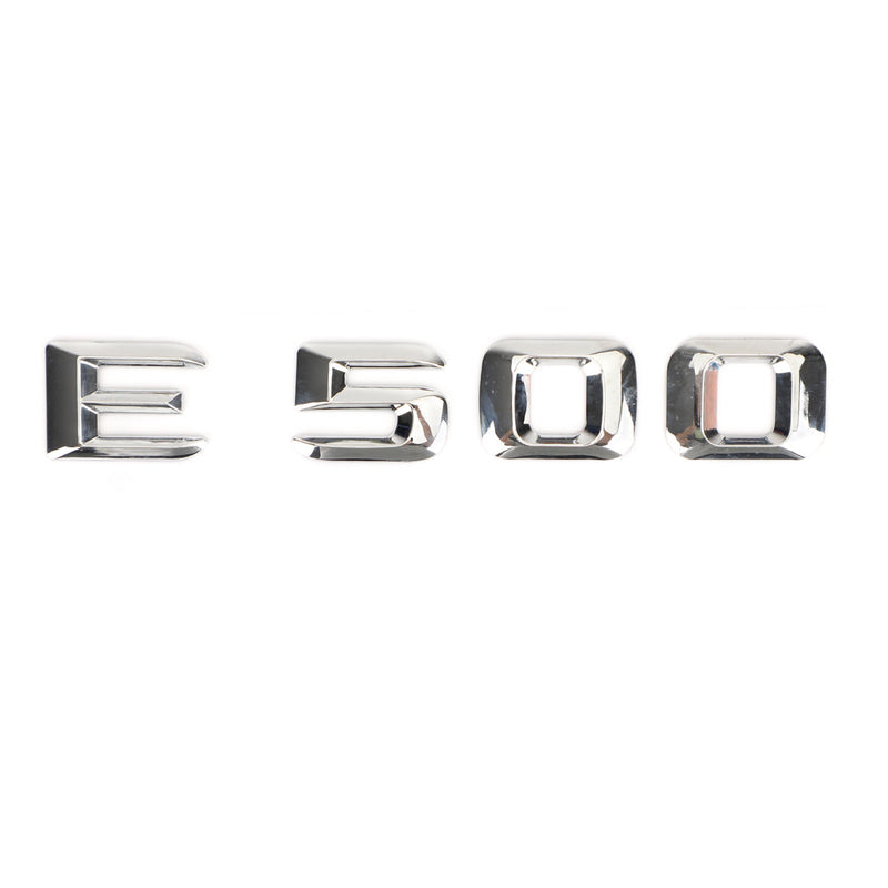 Mercedes E500 Chrome Rear Trunk Emblem Badge (2003-2006)