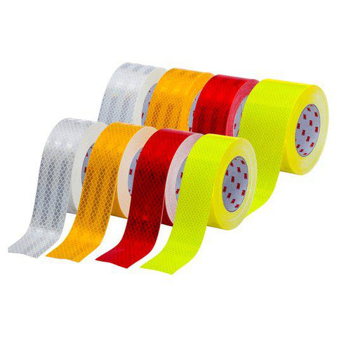 3M Diamond Grade Reflective Tape Fluro Yellow-Green 50mm