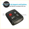 Black plastic 4 button key fob with red and white buttons for ford territory sx xr6 xr8 falcon ba bf cars