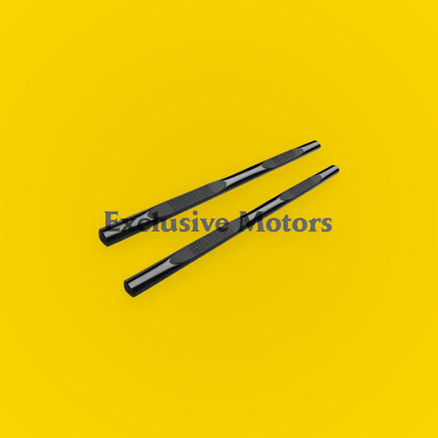 4" Oval Side Step Running Boardsfor Mazda BT50 Black (2012-2020)