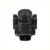 Black plastic reverse parking assist sensor with cylindrical top and rectangular base for toyota 4runner back side