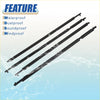 Black sleek waterproof window seal strips for toyota rav4 2009-2012 with enhanced weather protection