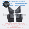 Toyota Hiace 4x Mudguard Set (2012-2018)