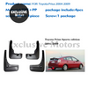 Toyota Prius XW20 4x Mudguard Set (2004-2008)