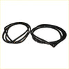 Black rubber weatherstrip seals with brass fasteners for toyota hilux ln30 ln40 rn40 rn46 ute 1978-1983