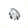 Silver tone car bumper pdc parking sensor retainers with textured metallic cover for 4wd ute offroad toyota