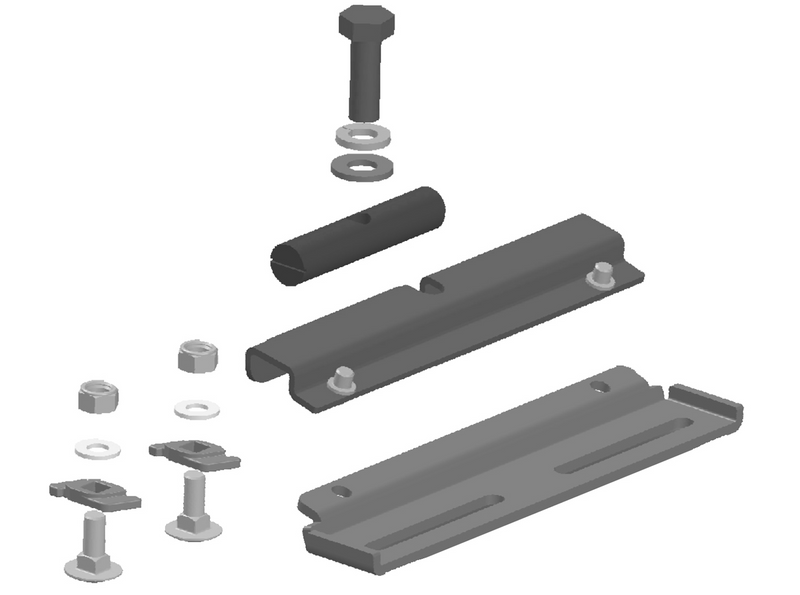 Yakima LockNLoad Gutter Mount Leg to Track Adapter