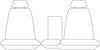 Sperling Tradies Canvas Front Black Seat Covers Suits