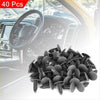 40pcs Plastic Bolt Rivets Trim Panel Retainer Clips for Toyota - Parts & Accessories