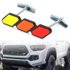 Toyota Tacoma 4Runner Tundra Rav4 Highlander Generic Tri-color 3 Grille Badge emblem