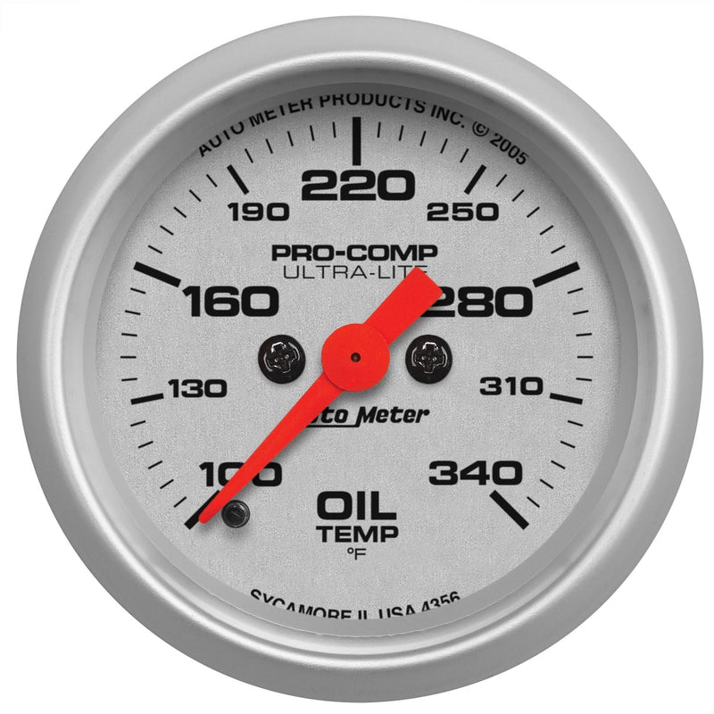 AutoMeter Ultra-Lite 2-1/16in Oil Temp AU4356