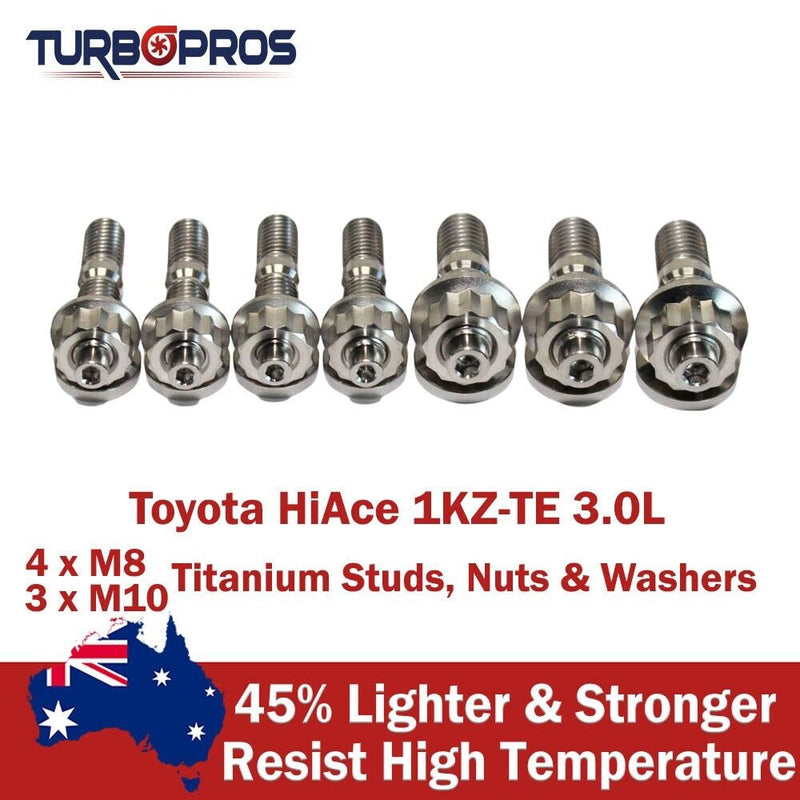 Toyota Hiace 1KZ-TE 3.0L Titanium Turbo Charger Stud Kit